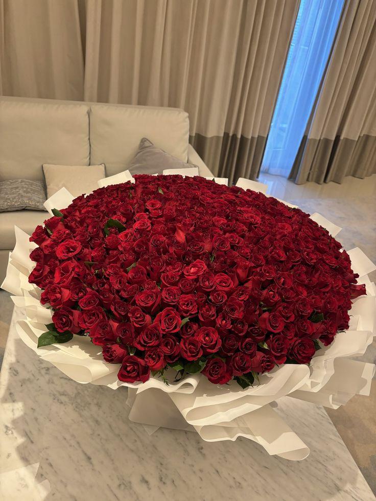 Professional floral arrangement in modern corporate setting